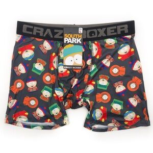 South Park Crazy Boxer Briefs Mens Size Large Underwear Cartman Kenny Stan Kyle